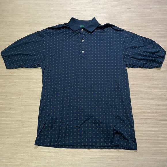 Hickey Freeman Bobby Jones Collection Polo Made In Italy Short Sleeve Size M - Picture 2 of 11